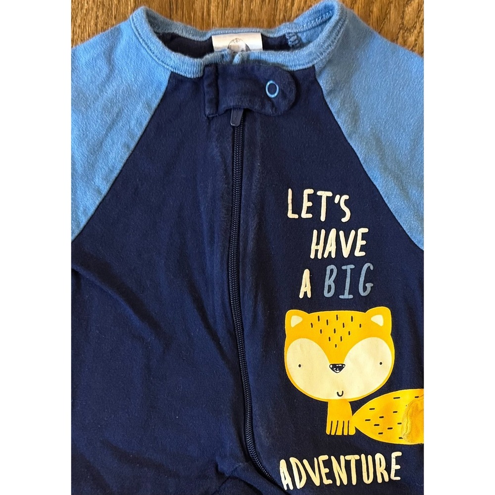 Gerber Preemie Baby Boy Sleeper Outfit Zipper Cotton Reborn Doll Big Adventure